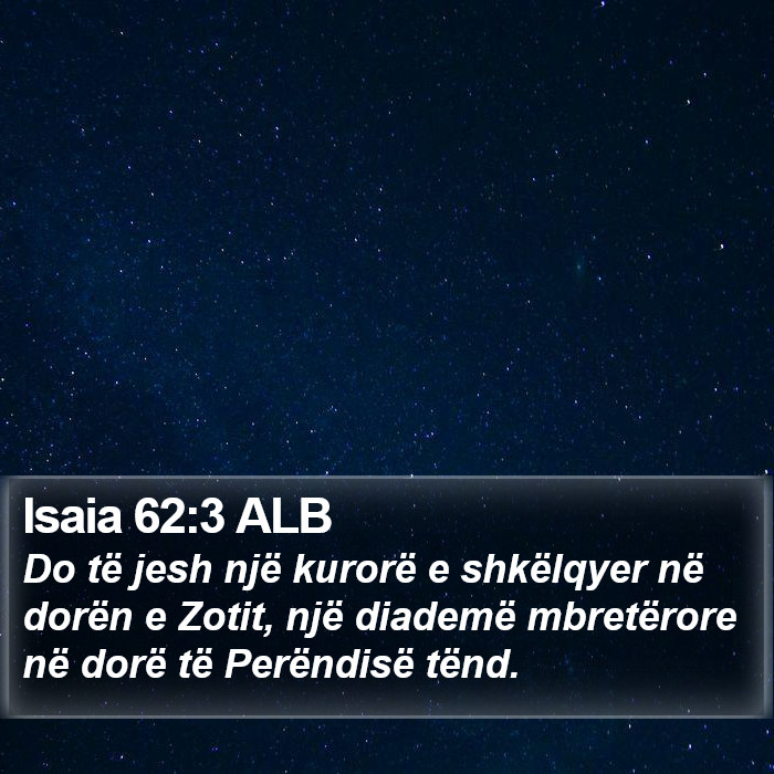 Isaia 62:3 ALB Bible Study