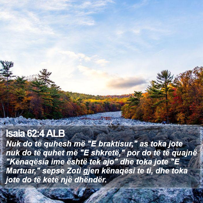 Isaia 62:4 ALB Bible Study
