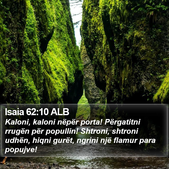 Isaia 62:10 ALB Bible Study