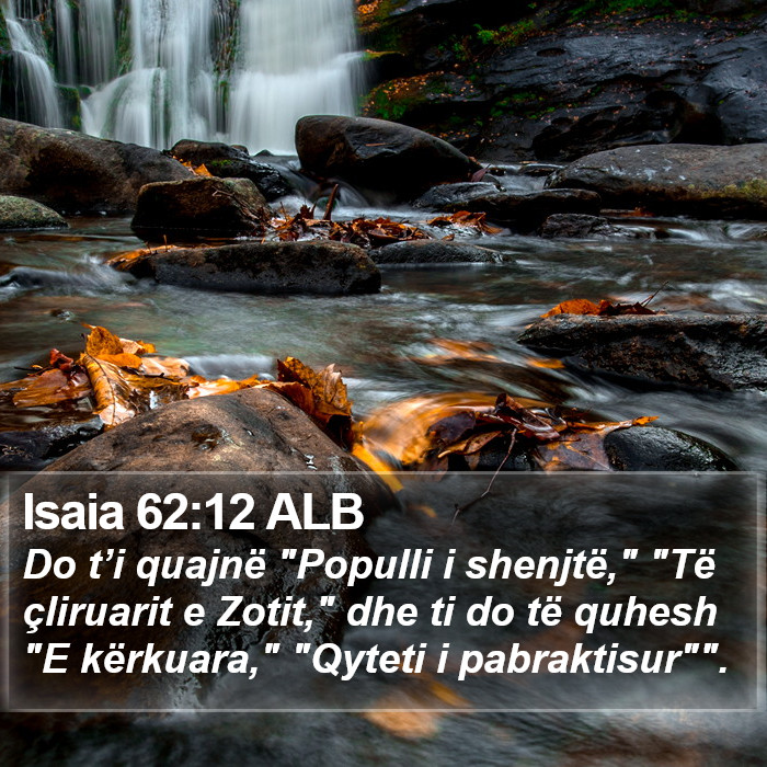 Isaia 62:12 ALB Bible Study