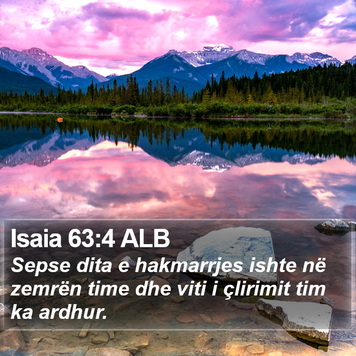 Isaia 63:4 ALB Bible Study