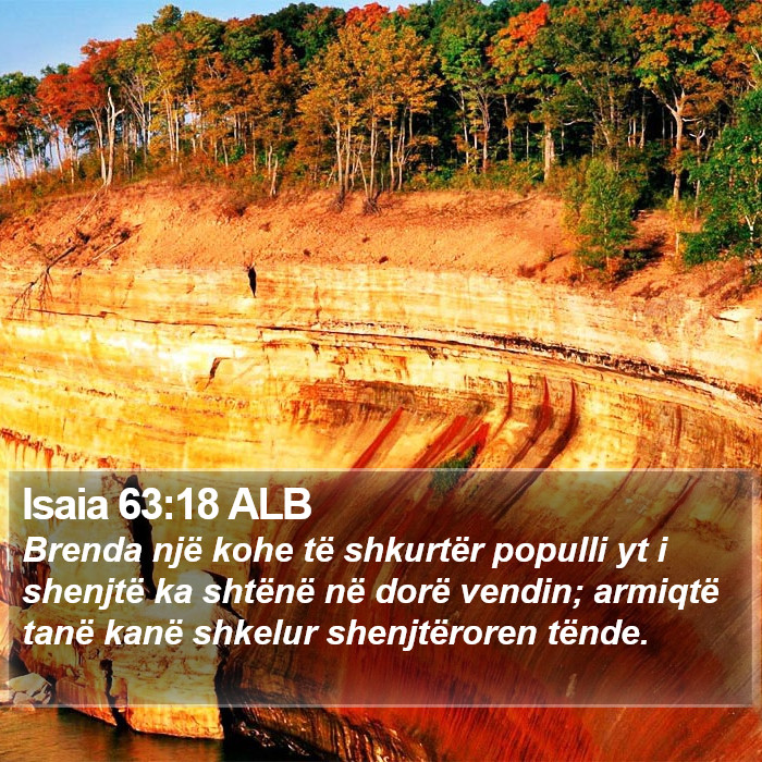 Isaia 63:18 ALB Bible Study
