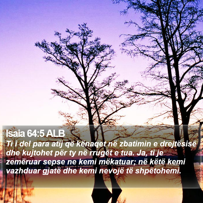 Isaia 64:5 ALB Bible Study