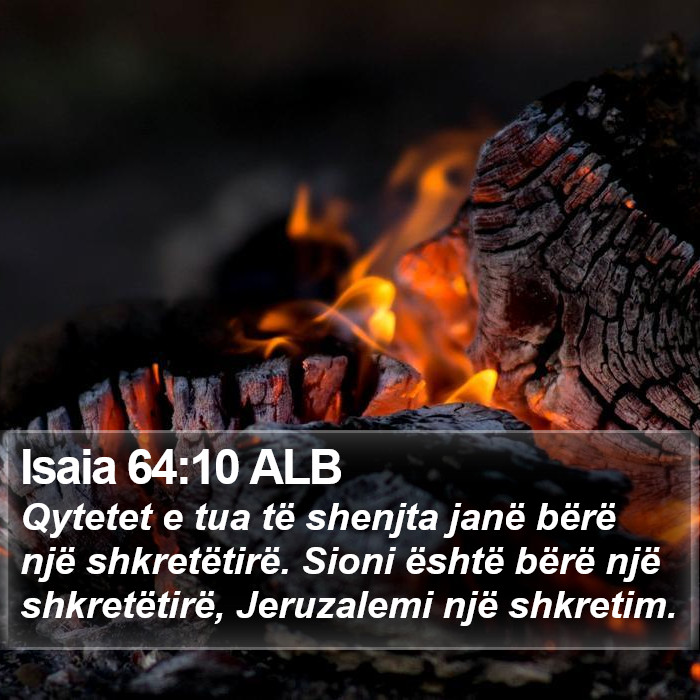 Isaia 64:10 ALB Bible Study