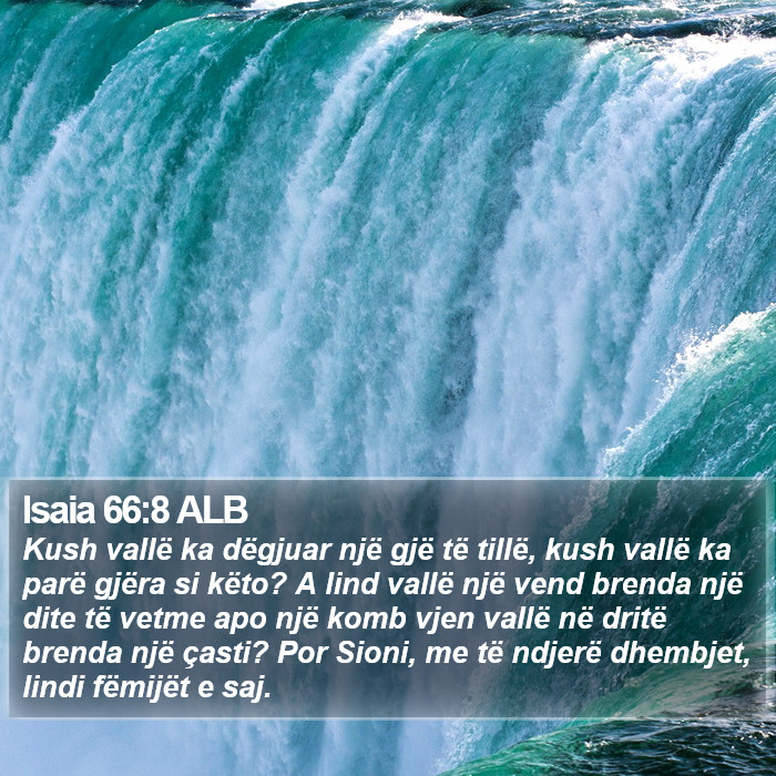 Isaia 66:8 ALB Bible Study