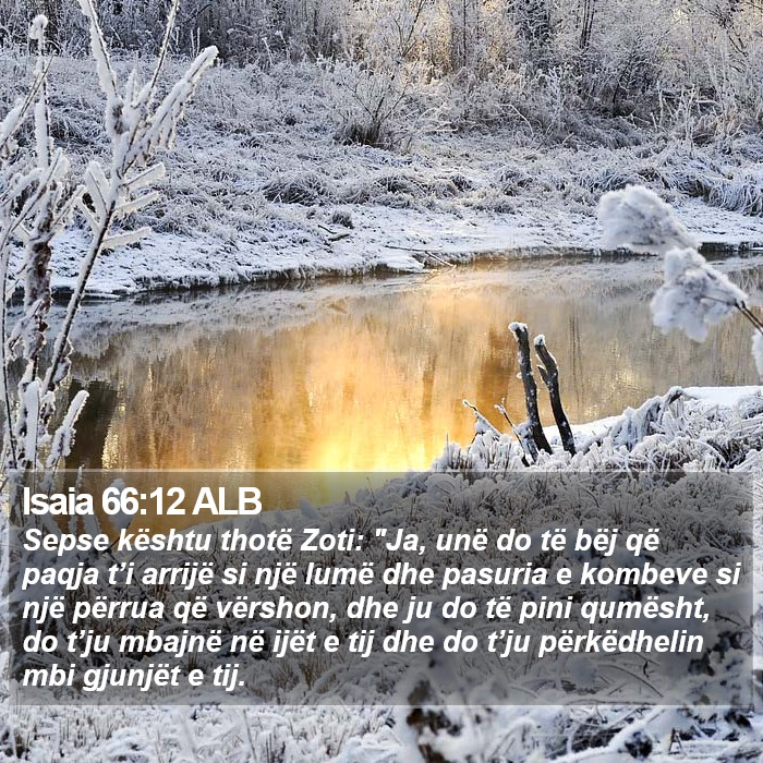 Isaia 66:12 ALB Bible Study