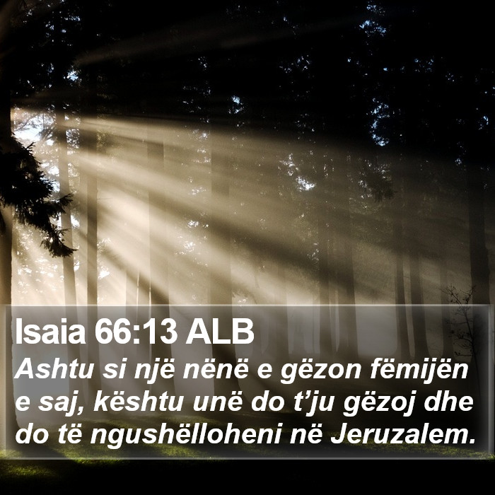 Isaia 66:13 ALB Bible Study