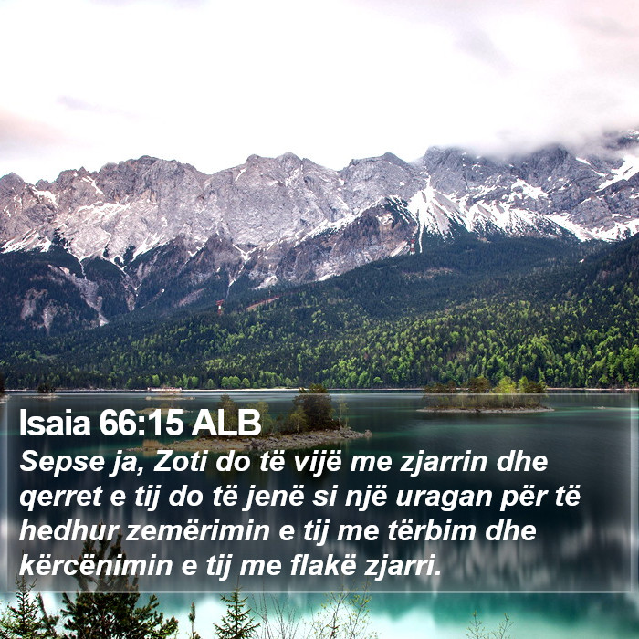 Isaia 66:15 ALB Bible Study