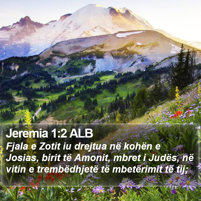 Jeremia 1:2 ALB Bible Study