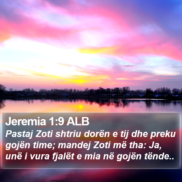 Jeremia 1:9 ALB Bible Study