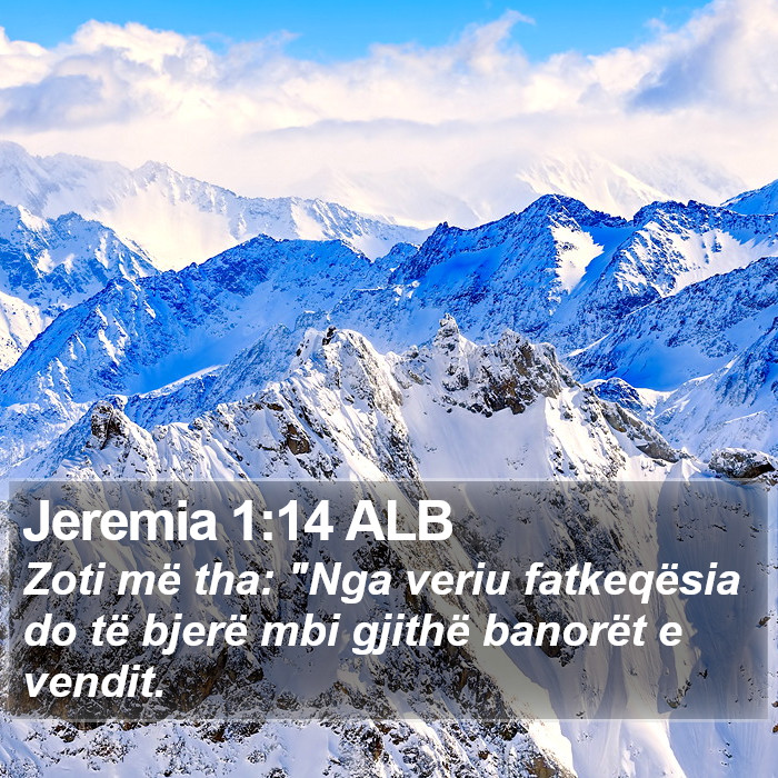 Jeremia 1:14 ALB Bible Study