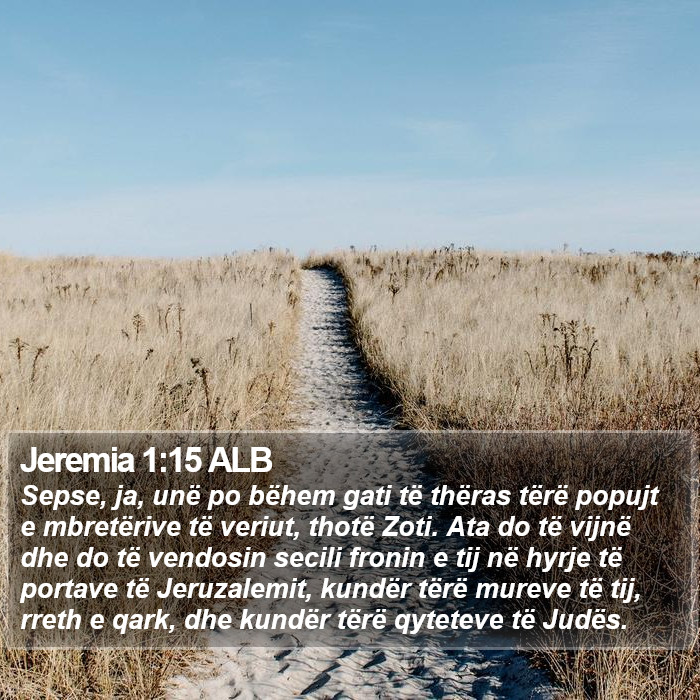 Jeremia 1:15 ALB Bible Study