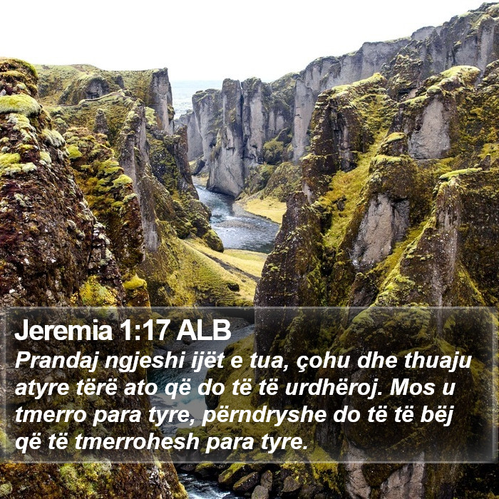 Jeremia 1:17 ALB Bible Study