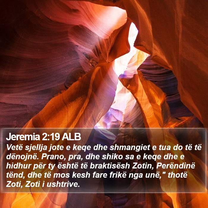 Jeremia 2:19 ALB Bible Study