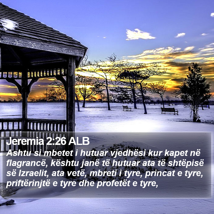 Jeremia 2:26 ALB Bible Study