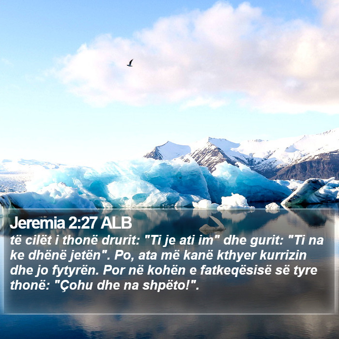 Jeremia 2:27 ALB Bible Study