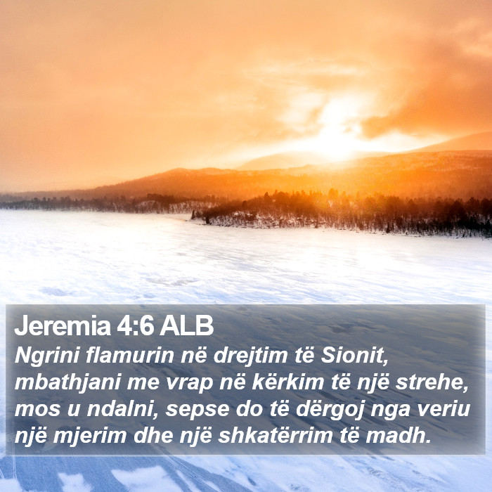 Jeremia 4:6 ALB Bible Study