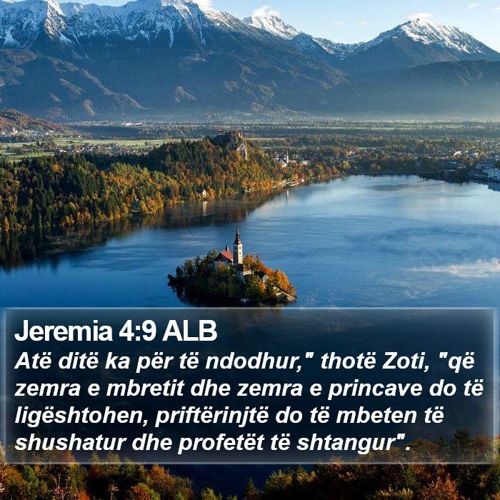 Jeremia 4:9 ALB Bible Study