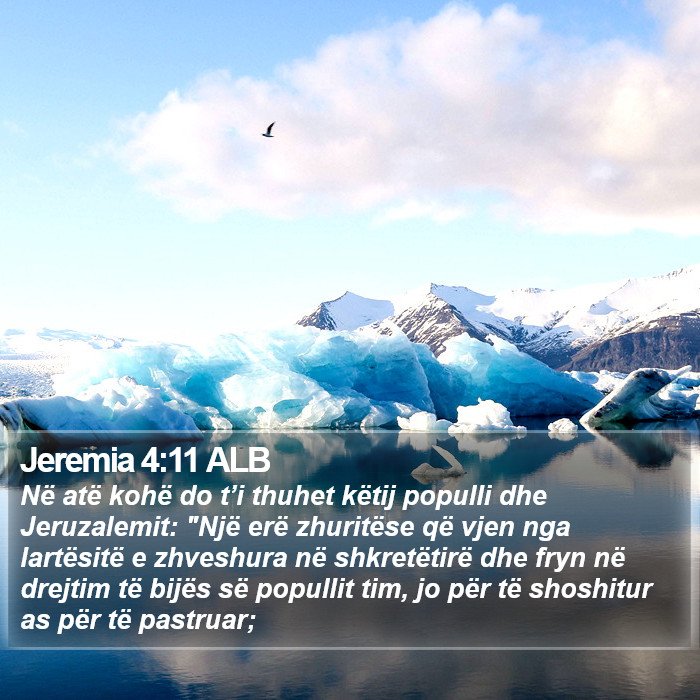 Jeremia 4:11 ALB Bible Study