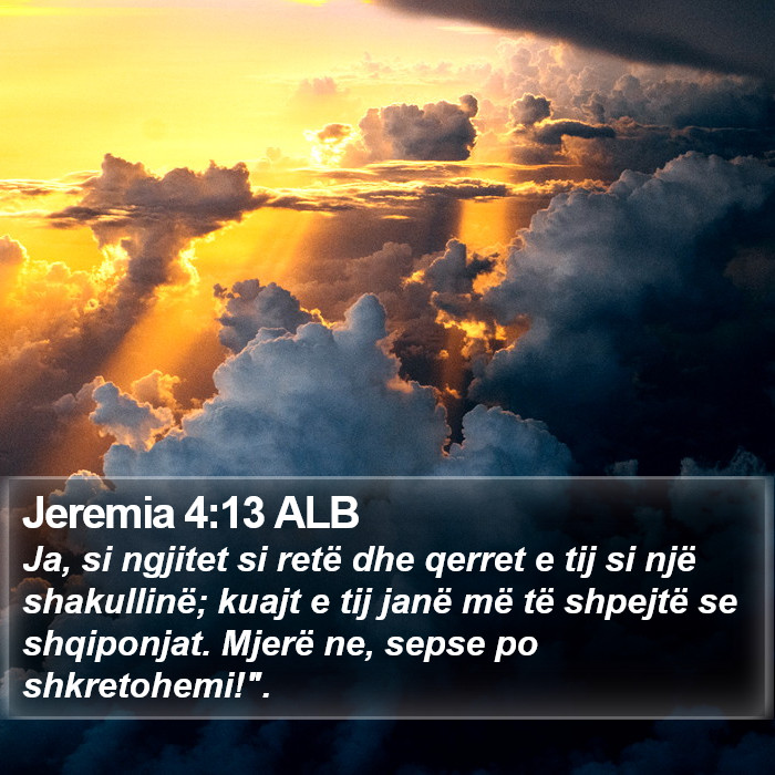 Jeremia 4:13 ALB Bible Study