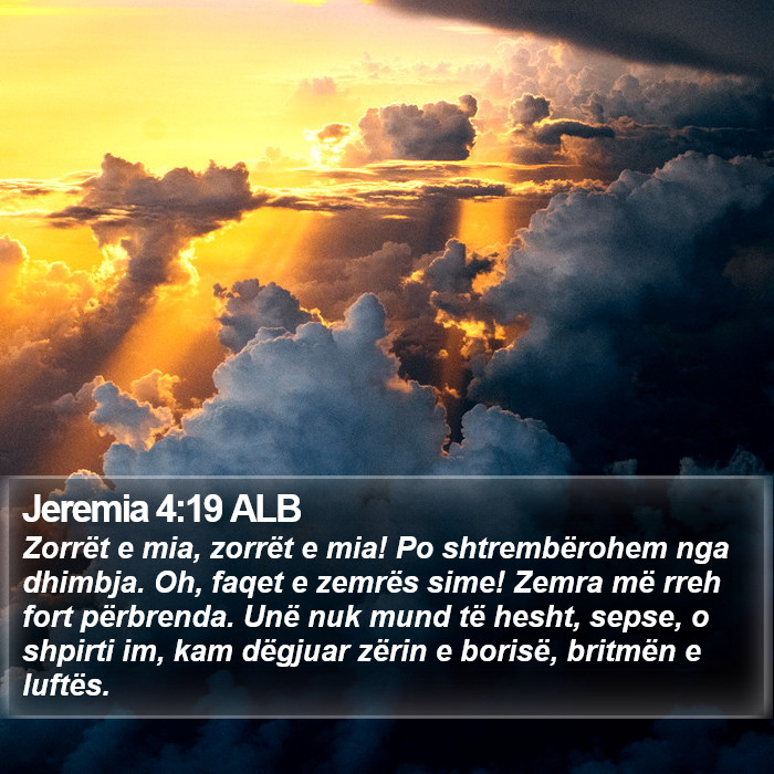 Jeremia 4:19 ALB Bible Study