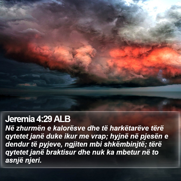 Jeremia 4:29 ALB Bible Study