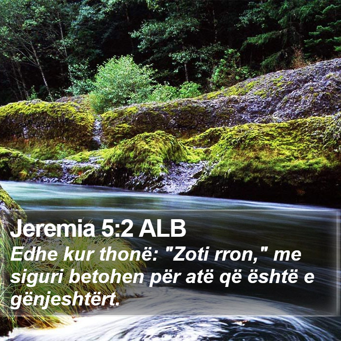 Jeremia 5:2 ALB Bible Study