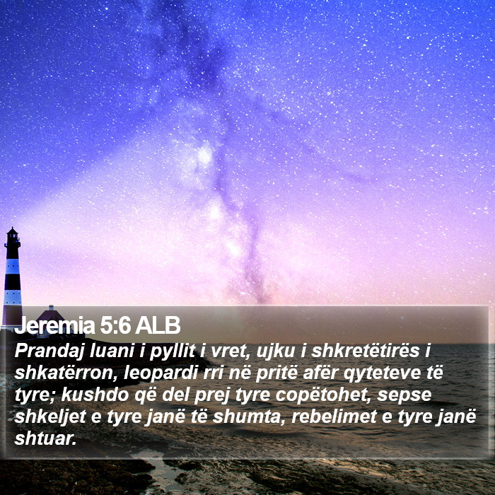 Jeremia 5:6 ALB Bible Study