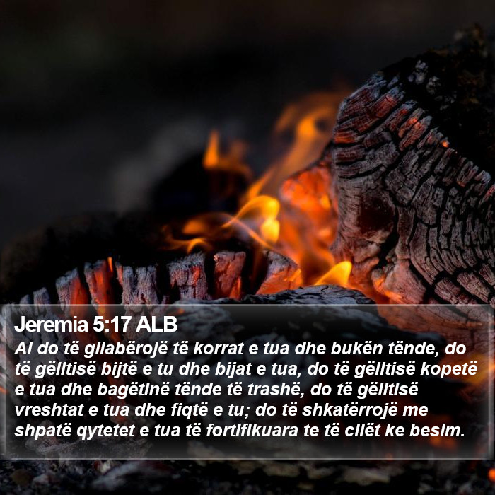 Jeremia 5:17 ALB Bible Study