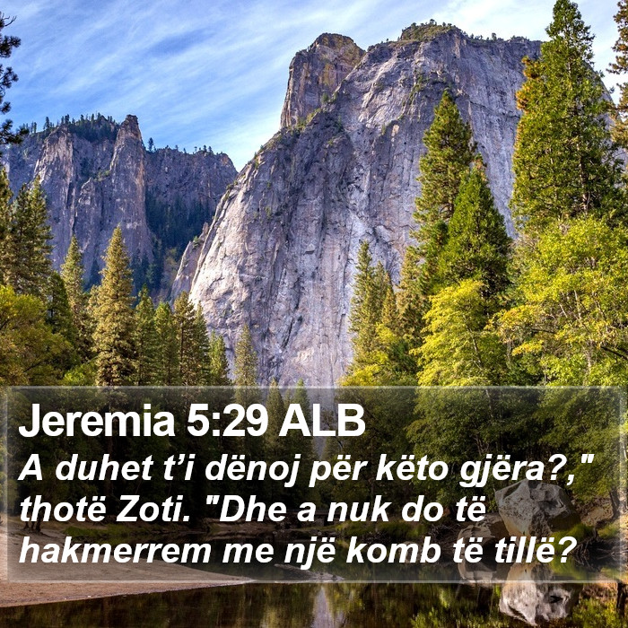 Jeremia 5:29 ALB Bible Study