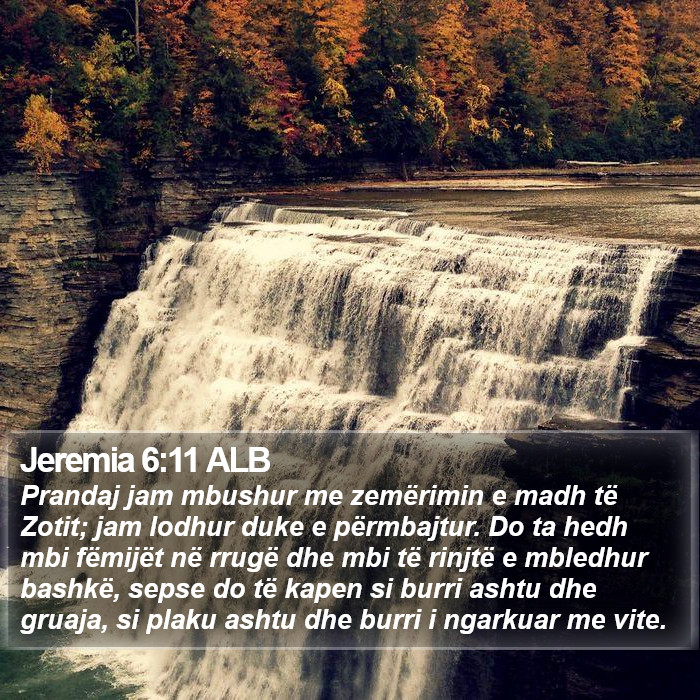 Jeremia 6:11 ALB Bible Study