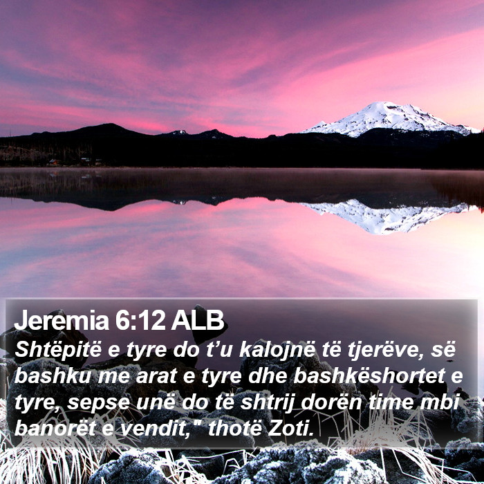 Jeremia 6:12 ALB Bible Study