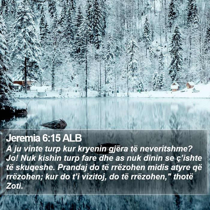 Jeremia 6:15 ALB Bible Study