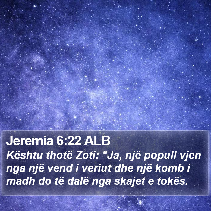 Jeremia 6:22 ALB Bible Study