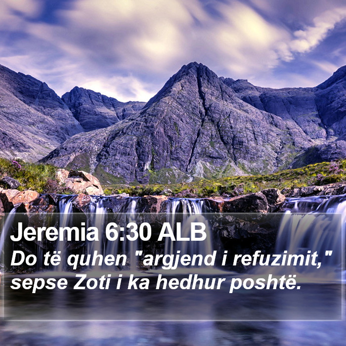 Jeremia 6:30 ALB Bible Study