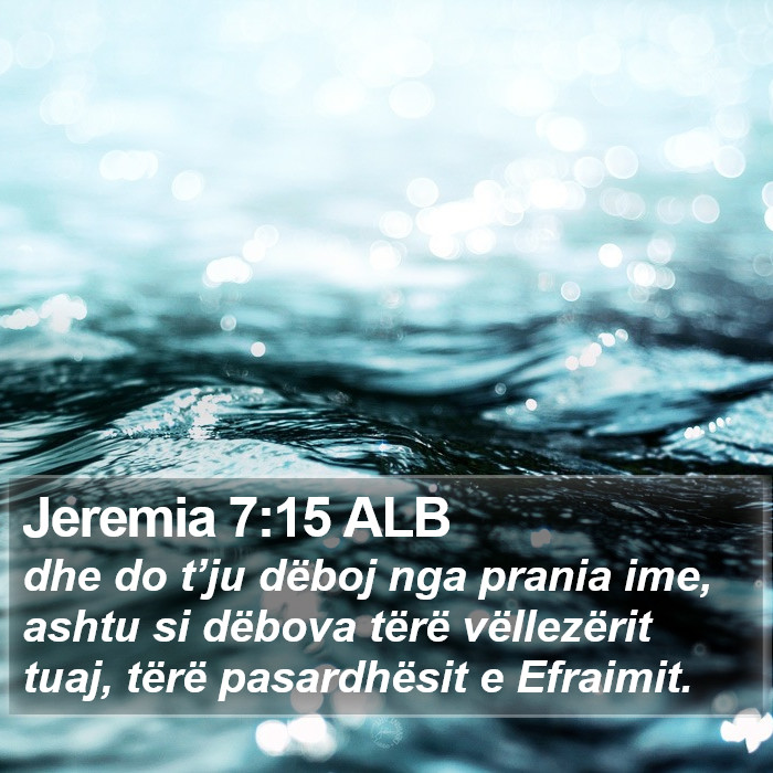 Jeremia 7:15 ALB Bible Study