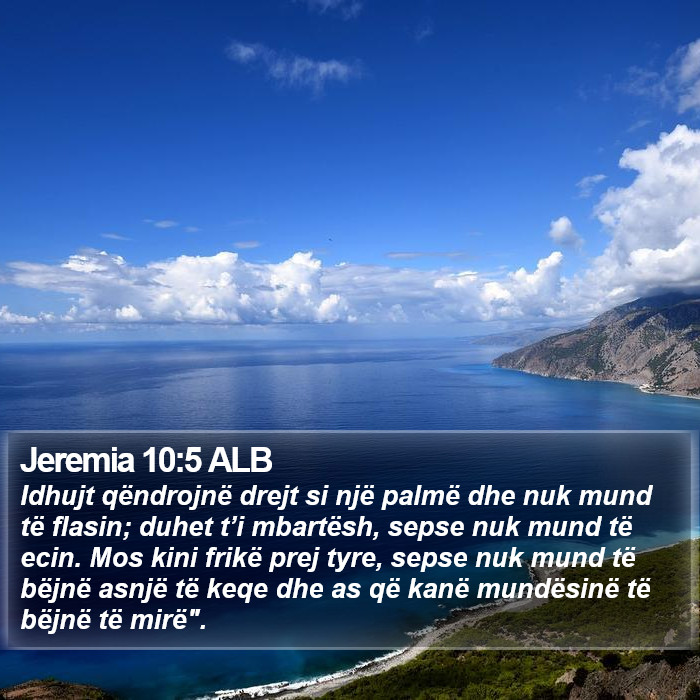 Jeremia 10:5 ALB Bible Study