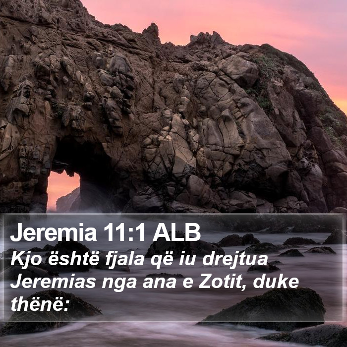 Jeremia 11:1 ALB Bible Study
