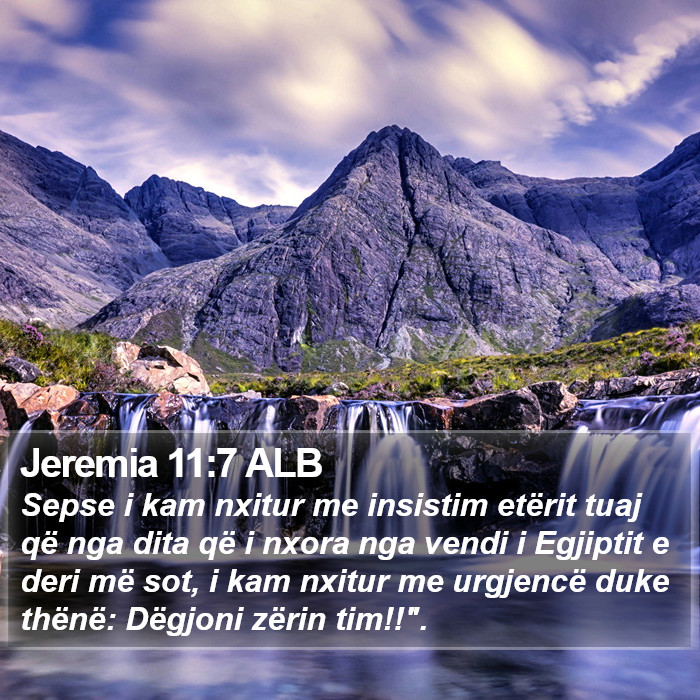 Jeremia 11:7 ALB Bible Study