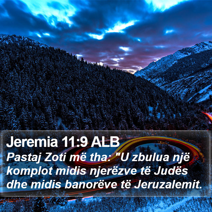 Jeremia 11:9 ALB Bible Study