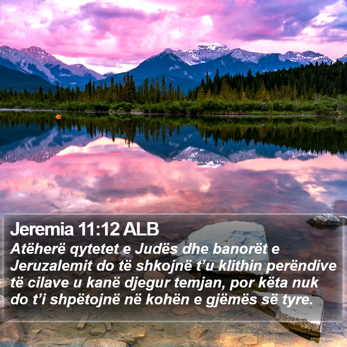 Jeremia 11:12 ALB Bible Study