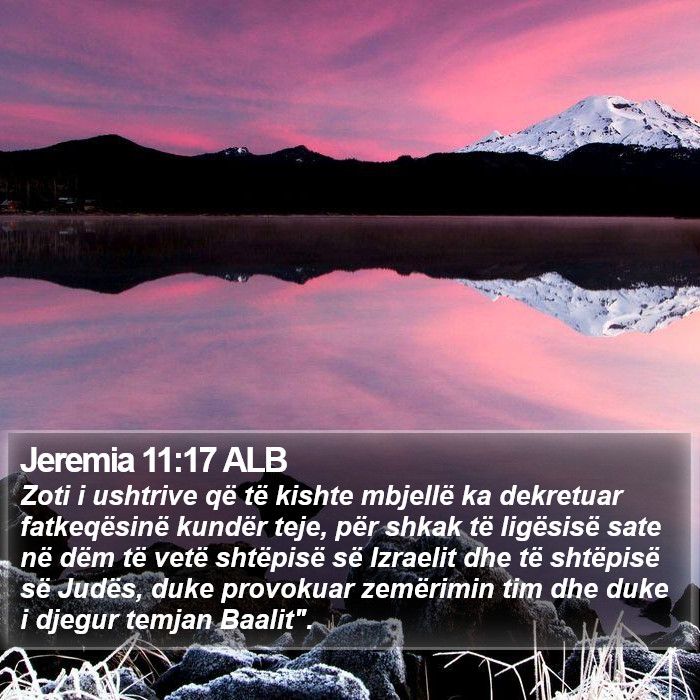 Jeremia 11:17 ALB Bible Study