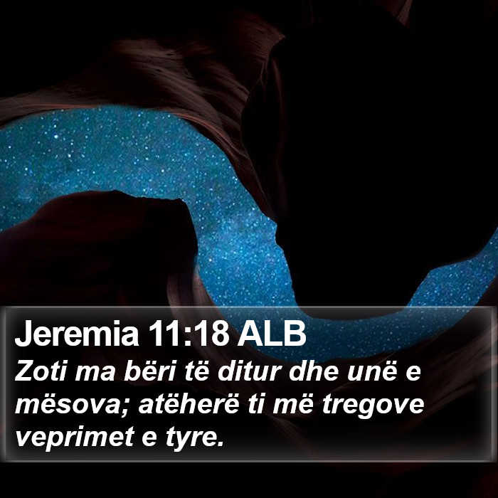 Jeremia 11:18 ALB Bible Study