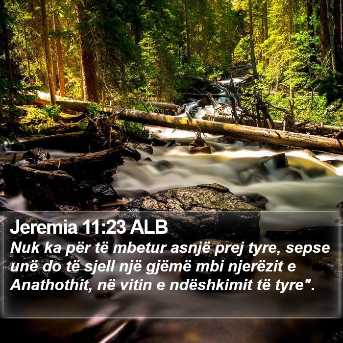 Jeremia 11:23 ALB Bible Study