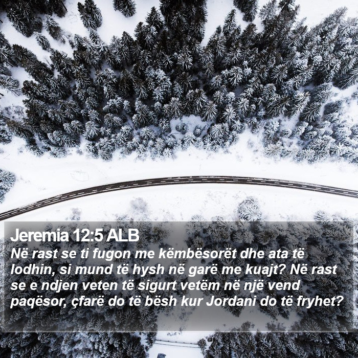 Jeremia 12:5 ALB Bible Study