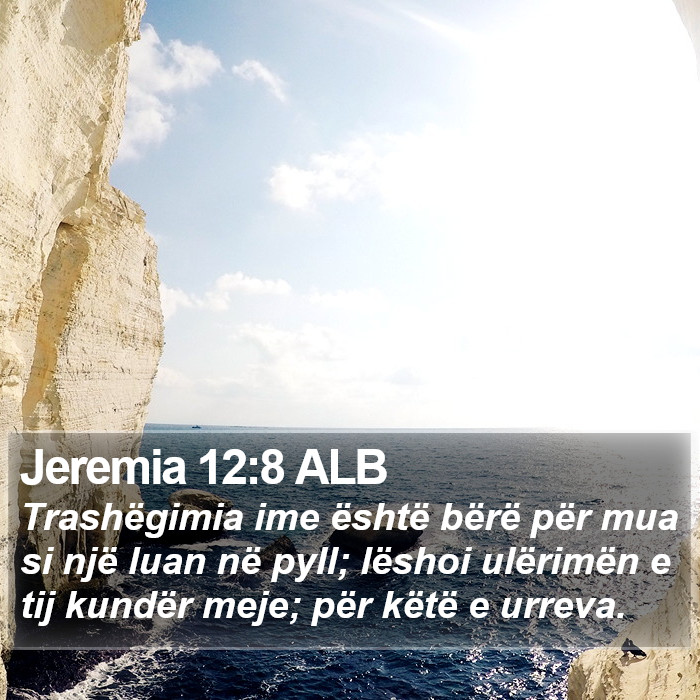 Jeremia 12:8 ALB Bible Study