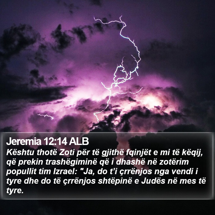 Jeremia 12:14 ALB Bible Study