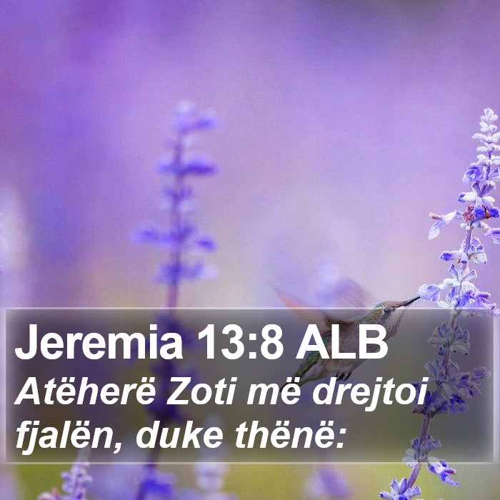 Jeremia 13:8 ALB Bible Study