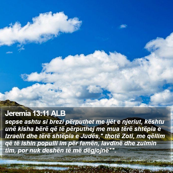 Jeremia 13:11 ALB Bible Study