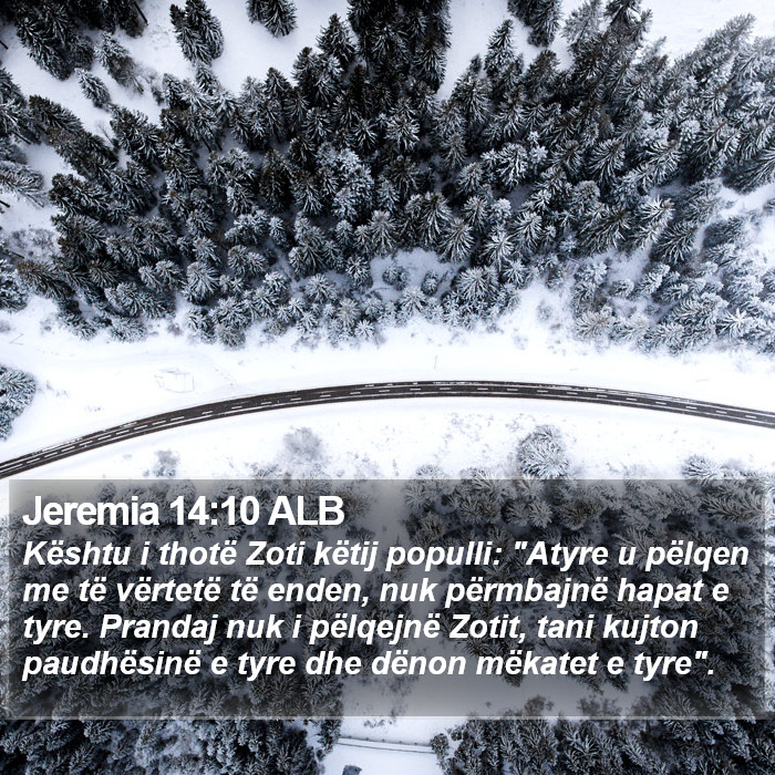 Jeremia 14:10 ALB Bible Study